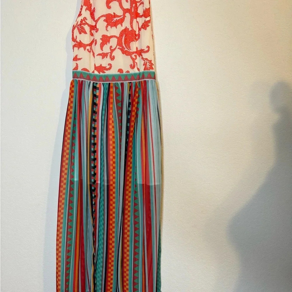 Beaded Bodice Emilia Striped Dress NWT - Picture 10 of 11